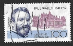  de Europa - Alemania -  1653 - CL Aniversario de la Muerte de Paul Wallot