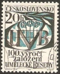 Stamps : Europe : Czechoslovakia :  1260 - Centº de los artistas checos