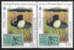 Stamps : America : Uruguay :  Aves - Ñandues