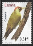 Stamps : Europe : Spain :  Aves -Picus viridis