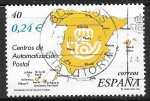 Stamps Spain -  Mapa de España