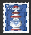 Stamps Germany -  B494 - Piezas de Ajedrez. Museo de Hamburgo