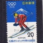 Sellos de Asia - Japn -  OLIMPIADA INVIERNO SAPPORO'72
