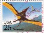 Stamps America - United States -  ANIMALES PREHISTÓRICOS- PTERANODON