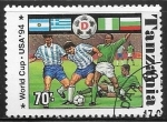 Stamps Tanzania -   FIFA World Cup 1994 - USA (III)