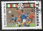 Stamps : Africa : Tanzania :   FIFA World Cup 1994 - USA (III)