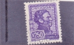 Stamps : America : Uruguay :  General Artigas 