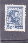 Stamps Uruguay -  General Artigas 