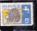 Stamps Uruguay -  centenario de agua potable en Montevideo