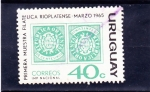 Stamps America - Uruguay -  primera muestra filatélica