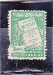 Stamps Uruguay -  centenario nacimiento José Pedro Varela