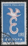 Stamps Italy -   Europa (C.E.P.T.) 1958 - Letter 'E'