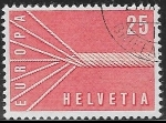 de Europa - Suiza -   Europa (C.E.P.T.) 1957 - Cable