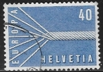 Stamps Europe - Switzerland -   Europa (C.E.P.T.) 1957 - Cable