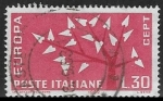  de Europa - Italia -  Europa (C.E.P.T.) 1962 - Arbol