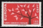  de Asia - Turqu�a -  Europa (C.E.P.T.) 1962 - Arbol