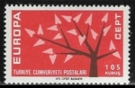 Stamps Turkey -  Europa (C.E.P.T.) 1962 - Arbol