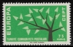 Stamps Turkey -  Europa (C.E.P.T.) 1962 - Arbol