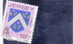 Sellos de Europa - Isla de Jersey -  ESCUDO de Robin