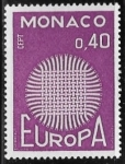 Stamps Monaco -      Europa (C.E.P.T.) 1970 - Sol flameante