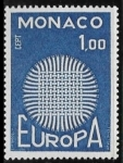 sello : Europa : M�naco :     Europa (C.E.P.T.) 1970 - Sol flameante