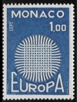 Sellos del Mundo : Europa : Mnaco :     Europa (C.E.P.T.) 1970 - Sol flameante