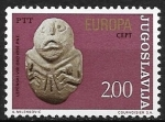 Stamps Yugoslavia -   Europa (C.E.P.T.) 1974 - Esculturas