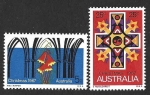  de Oceania - Australia -  429-430 - Ornamentación Navideña