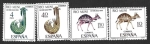 Stamps Spain -  ES-RM59-60-61-62 - Dia del Sello (RIO MUNI)