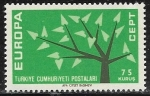 Stamps Turkey -  Europa (C.E.P.T.) 1962 - Arbol