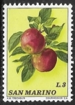  de Europa - San Marino -  Frutas - Manzana