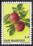 Sellos de Europa - San Marino -  Frutas - Manzana