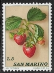  de Europa - San Marino -  Frutas - Fresas