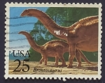  de America - Estados Unidos -  Brontosaurus