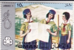 Stamps Oman -  MOVIMIENTO SCOUT'71