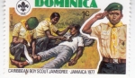 Stamps Dominica -  MOVIMIENTO SCOUT- Jamaica-77