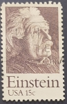 Stamps United States -  Alber Einstein 