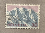 Stamps Switzerland -  Alpes suizos