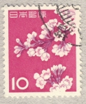 Stamps : Asia : Japan :  ramas en flor