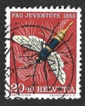 Stamps Switzerland -  B249 - Avispa Gigante de la Madera	