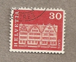 Stamps Switzerland -  Casa típicas