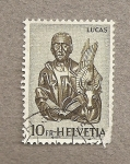 Stamps : Europe : Switzerland :  San Lucas apostol