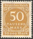 Stamps Germany -  Reich - Cifra
