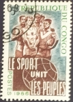 Sellos del Mundo : Africa : Repblica_del_Congo : Deporte, unión de personas