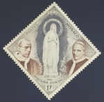 Sellos de Europa - Mnaco -  Papa Pio XII y Papa Pio IX