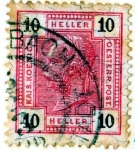 Stamps Austria -  1904 Francisco Jose bandas brillantes