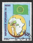 Sellos de Africa - Benin -  429 - Cumbre de la Organización Común Africana y Malgache