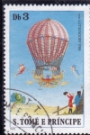 Sellos del Mundo : Africa : Santo_Tom_y_Principe : globo aerostático