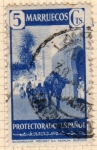Stamps : Europe : Spain :  1941 Marruecos: Alcazarquivir Edifil 296