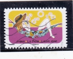 Stamps France -  vacaciones para todos
